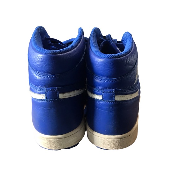 A1-Nike Air Jordan 1 Retro High OG Hyper Royal Blue Shoe Men's Size 12 - Picture 5 of 6